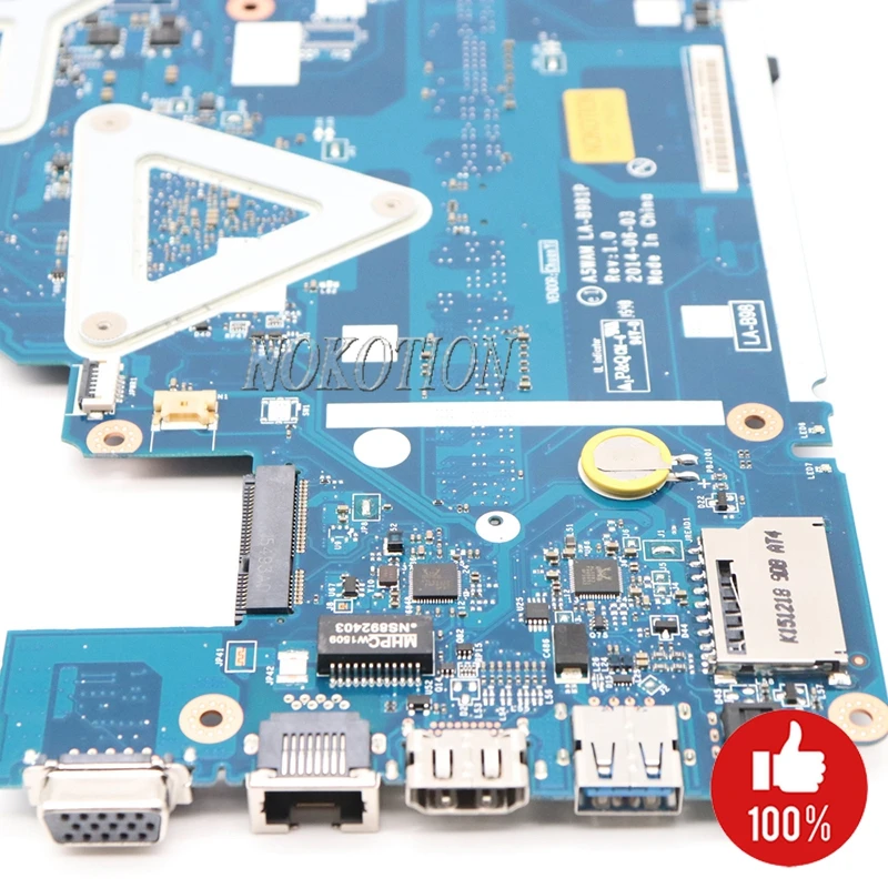 NOKOTION A5WAM LA-B981P для acer aspire E5-511 E5-511G Материнская плата ноутбука NBMQX11005 NB. MQX11.005 DDR3L 820 м gpu