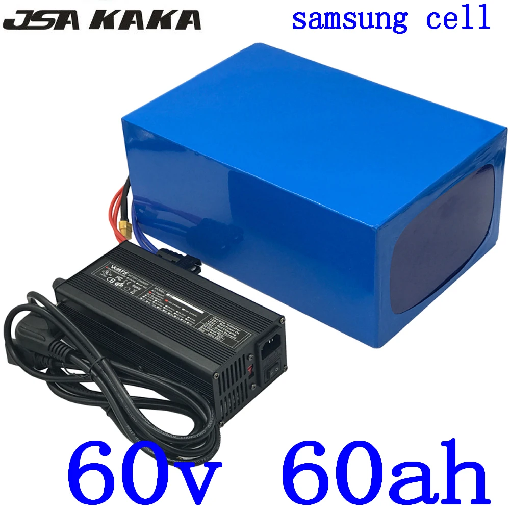 Аккумулятор для электровелосипеда samsung литиевая батарея 60 в А/ч 50 а/ч 3000 Вт 4000 |