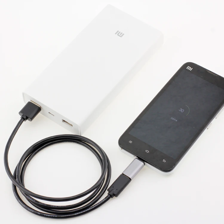 USB-C гнездо к Micro USB штекеру адаптер Type-c разъем для Android смартфона 3A Быстрая зарядка