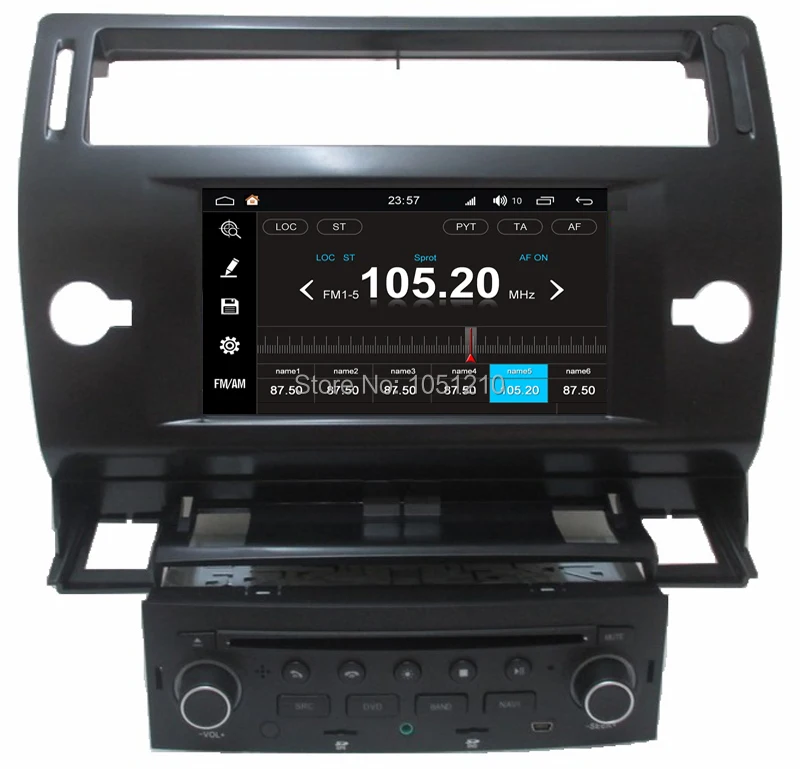 

Ouchuangbo android 8.0 car radio gps navigation for Citroen C4 2004-2009 with 8 Core mirror link mp3 player 2GB+32GB S200