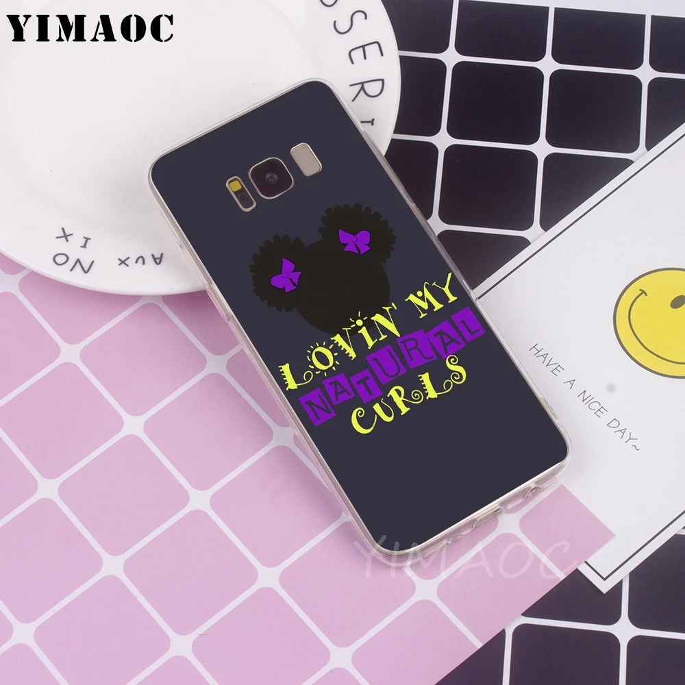 Мягкий патриотический чехол YIMAOC для принцессы на день рождения Galaxy j3 j5 j6 j7 A5 A6 A7 A8