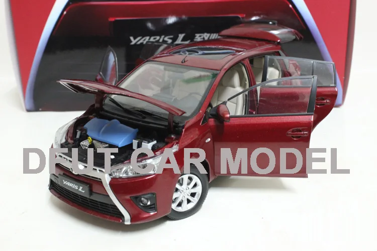 1:18 сплав игрушка с инерционным механизмом транспортных средств YARiS серии L модель автомобиля детские игрушки автомобили авторизованный дети