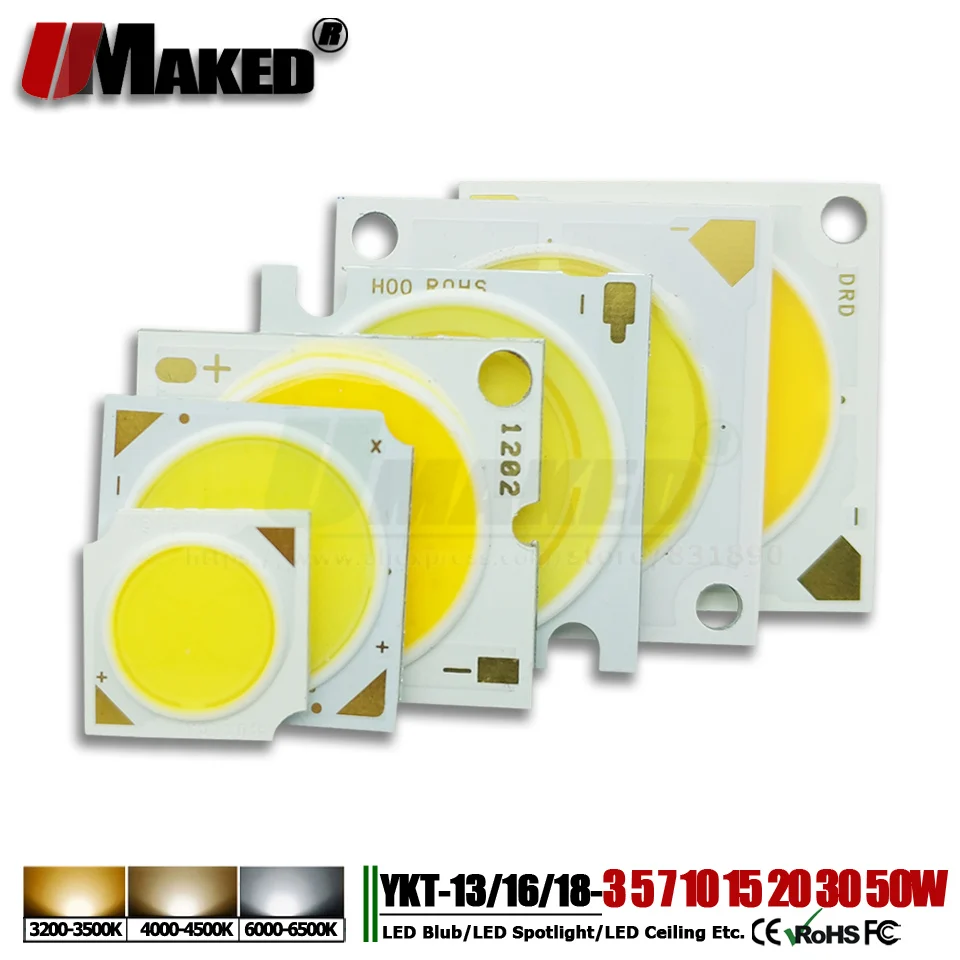 Светодиодный COB чипы для детей 3, 5, 7, 10 15 20 30 50 Вт 1313/1616/1818/2828 диод SMD COB светодиодный шар Epistar 17x34mil светодиодный s лампа Потолочный локальный светильник «сделай сам»