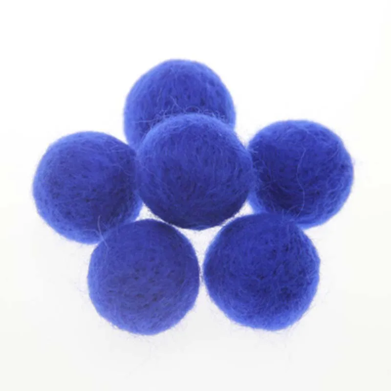 2 шт./компл. войлочные сапожки с круглым носком Шерсть Войлок шары Pom Poms смешанные Цвет, 20 Цвета 50 мм Диаметр