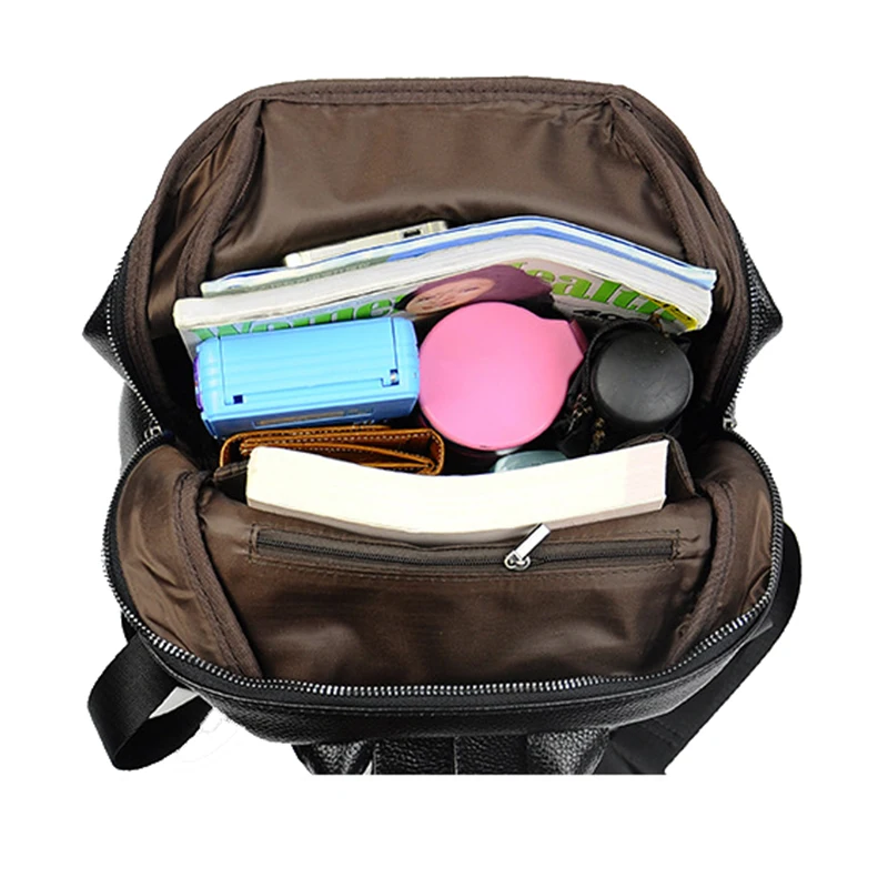 Женский рюкзак из натуральной кожи дизайнерский школьный ранец для покупок