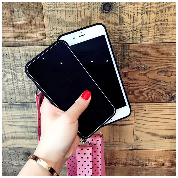 Роскошный Розовый Новый блестящий кожаный чехол с вышивкой для iPhone 7 Plus модный