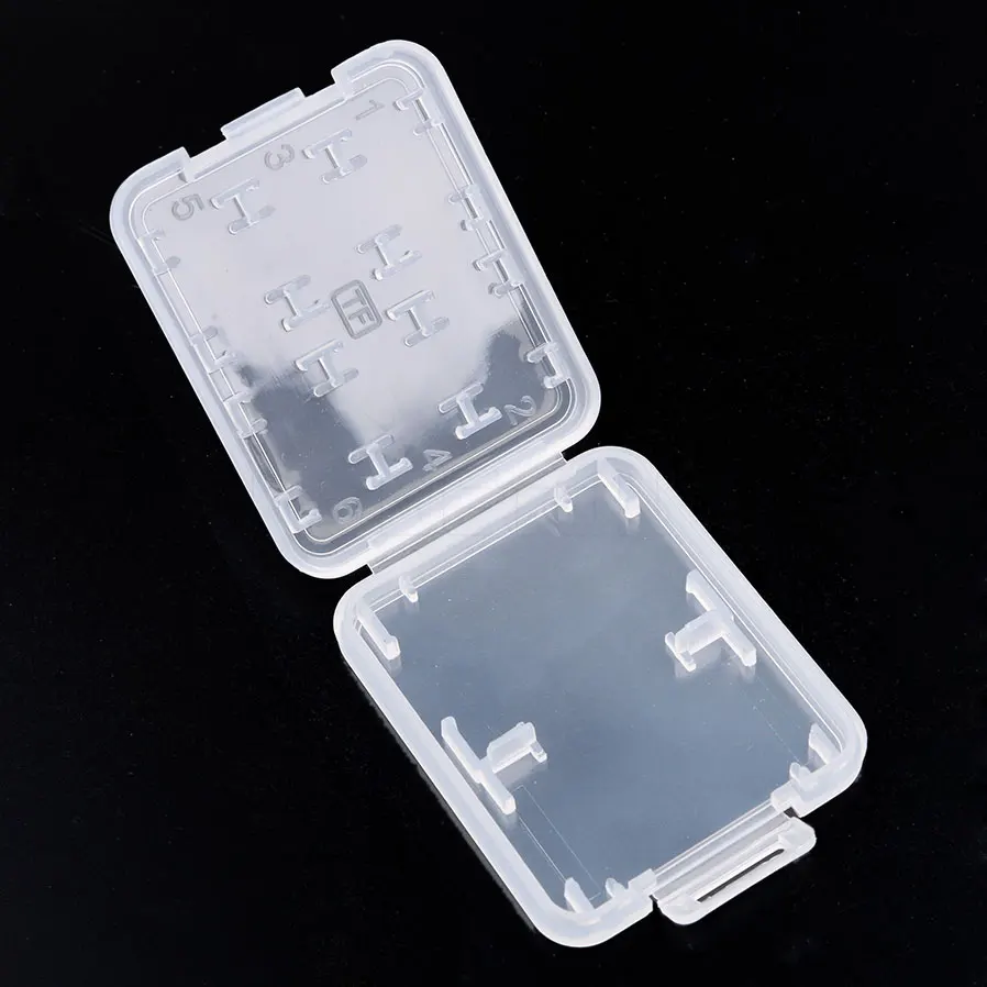 Чехол для карт памяти kebidumei 8 в 1 защитный чехол из белого пластика SD SDHC TF MS|card