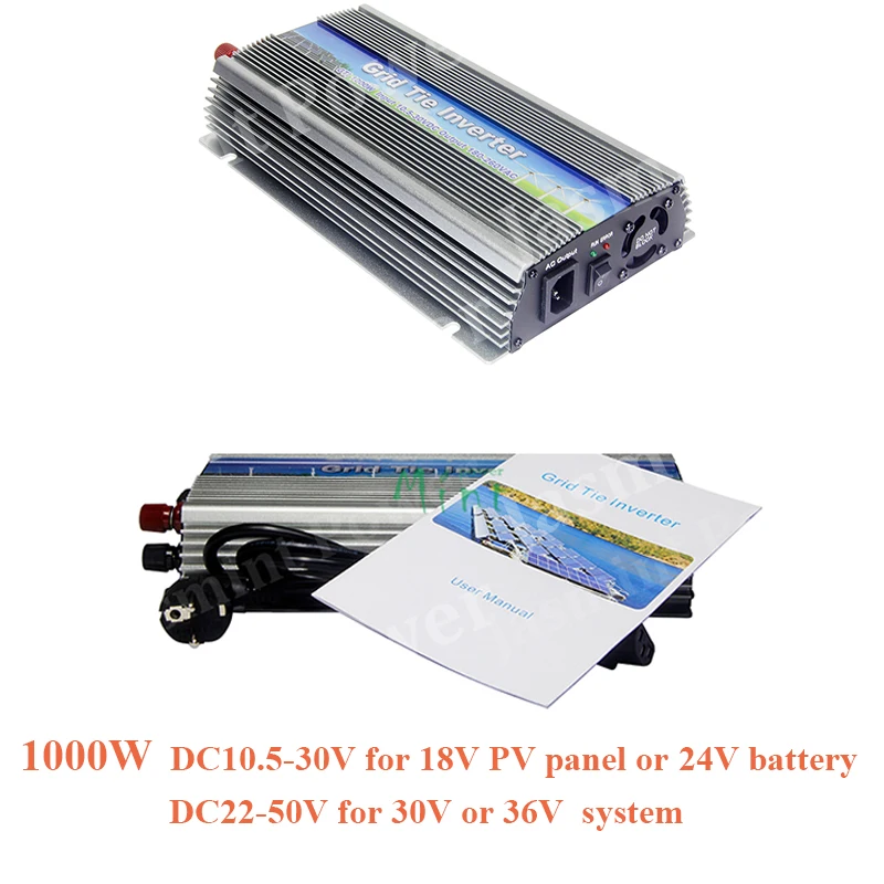 300W 500W 1000W DC10.5 30V DC22 50V солнечные сетки галстук инвертора микро инвертор для 18V 24V 36V