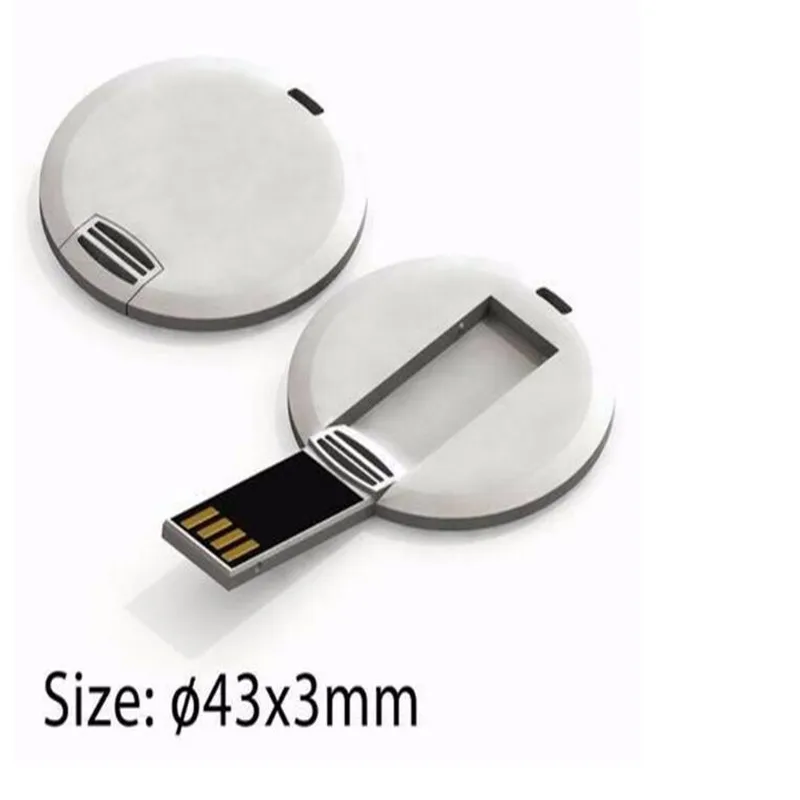 Уникальный дизайн круглая карта Пользовательский логотип сделай сам USB 2 0 флеш