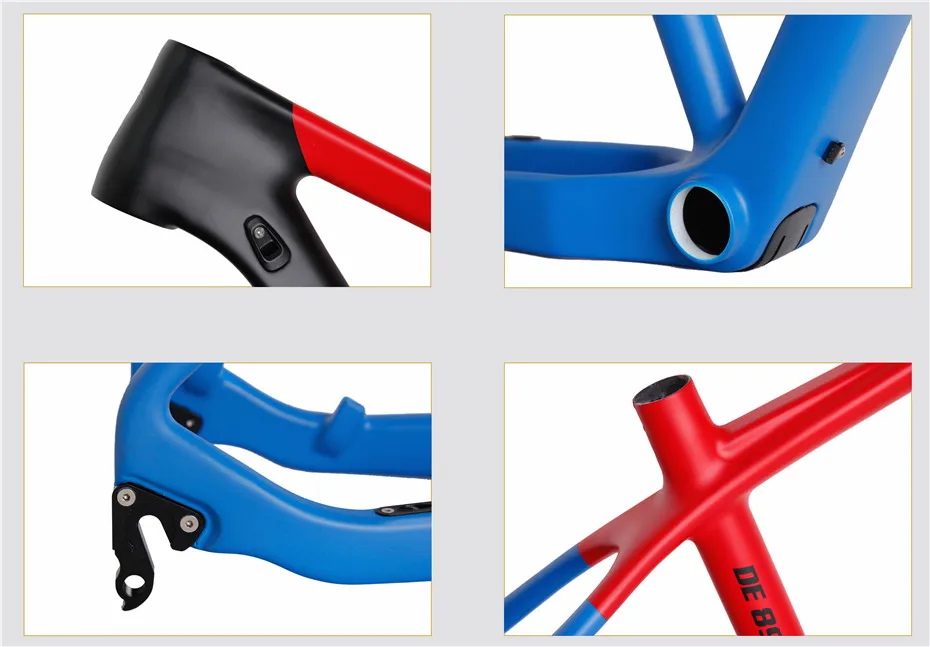 2018 newest Deacasen Carbon mtb Bike Frame Di2 or Mechanical 15.5/16.5/17.5 clamp headset carbon bicycle | Спорт и развлечения