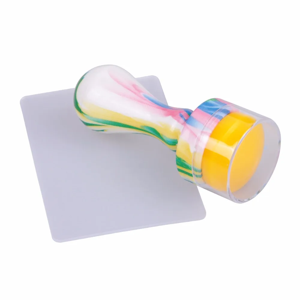 Biutee цветный штамп для ногтей стемпинг пластины стемпинга прозрачный скребок