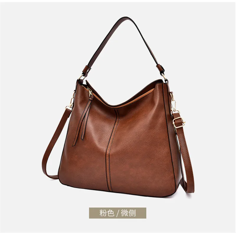 Large Hobos Bag Women Soft PU Leather Totes Bag Female Good Quality Handbag For Ladies Cross Body Shoulder Bag grand sac a main