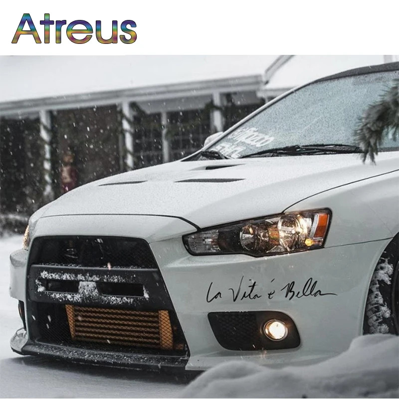 Atreus 1 шт. жизнь красивый стикер для стайлинга автомобиля Abarth Fiat 500 Audi A4 B6 B7 B5 A6 C5 C6 Q5