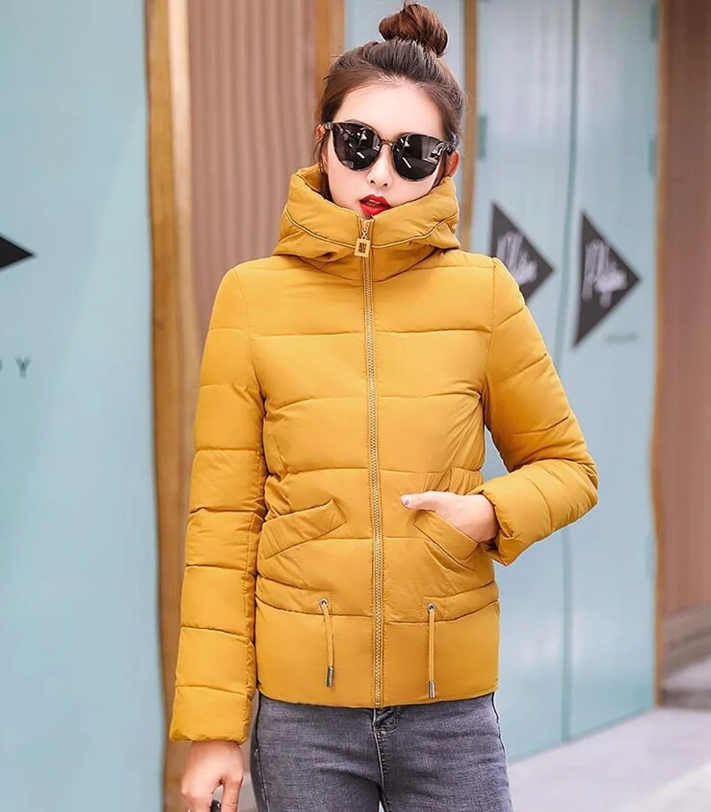 Женская парка ZOGAA с хлопковой подкладкой капюшоном теплая зимняя 2019|Женские