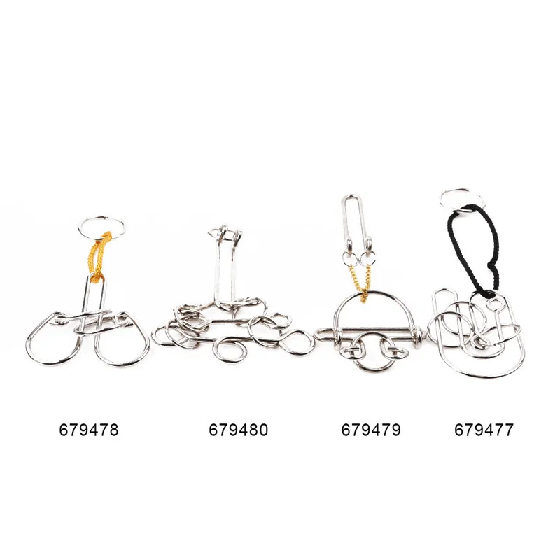 Classic Metal String Rope Puzzle Logic Mind Brain Teaser Game Toys For Adults Kids | Игрушки и хобби