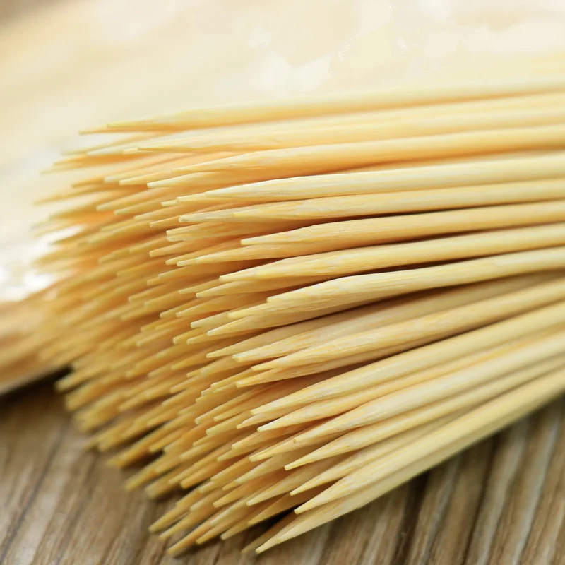 2000 шт.! Лопасти для мяса барбекю бамбуковые шпажки палочки кейтеринга гриля