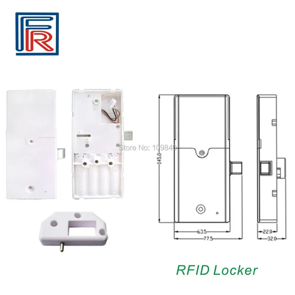 Free shipping 120pcs 125khz RFID cabinet Zinc alloy Locker for SPA hotel sauna security keyless