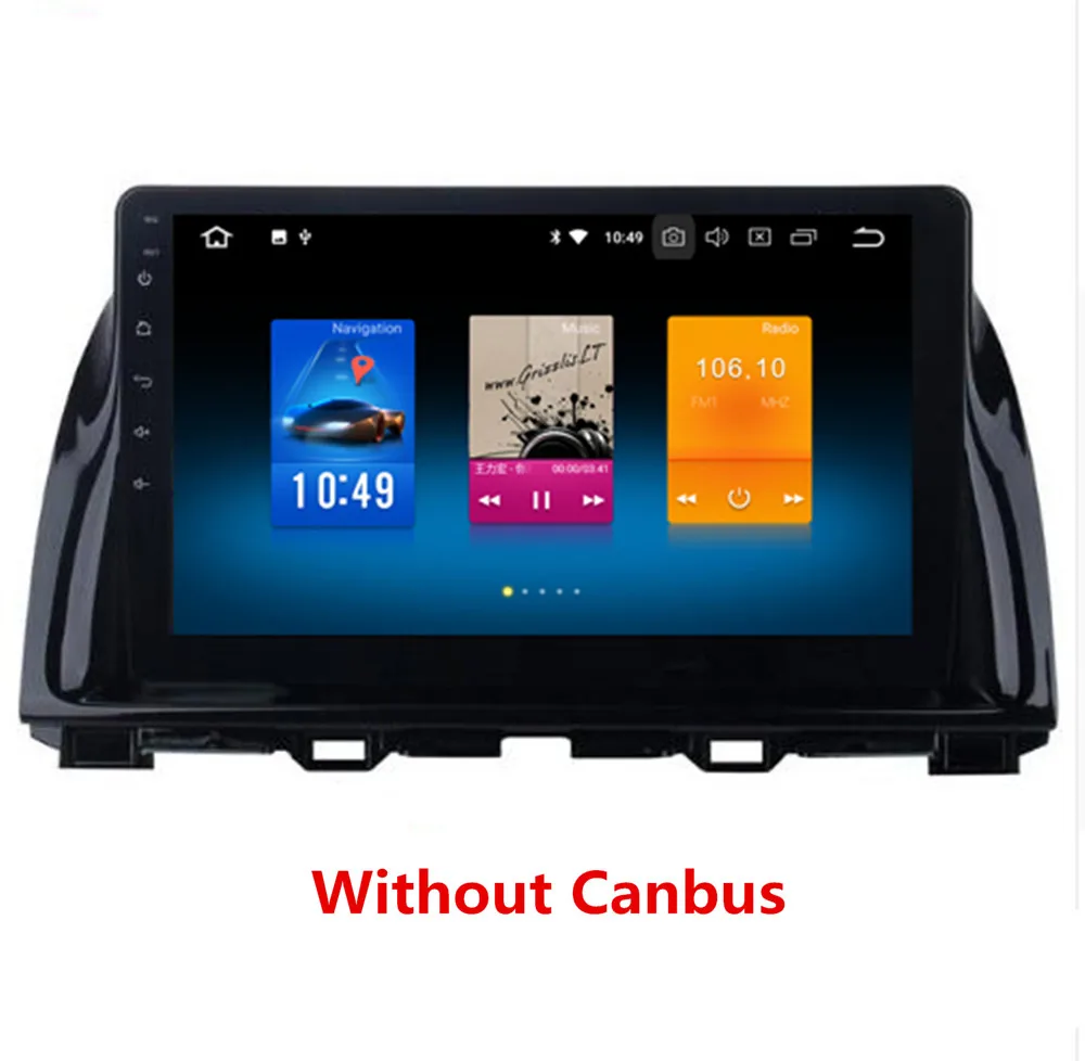 Without Canbus Android 9,0 для Mazda CX5 CX 5 CX-5 2013 10,2 ''Автомобильный мультимедийный плеер Радио Стерео gps-навигация Авторадио головное устройство - Цвет: Without Canbus