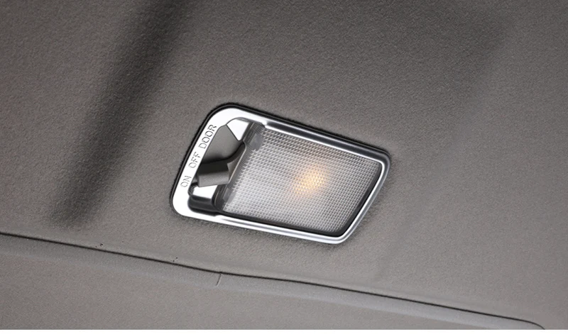 Для Nissan Tiida 2011 2012 2013 матовые внутренние потолочные светильники для крыши, рамка, автомобильный стикер, светильник для чтения, рамка