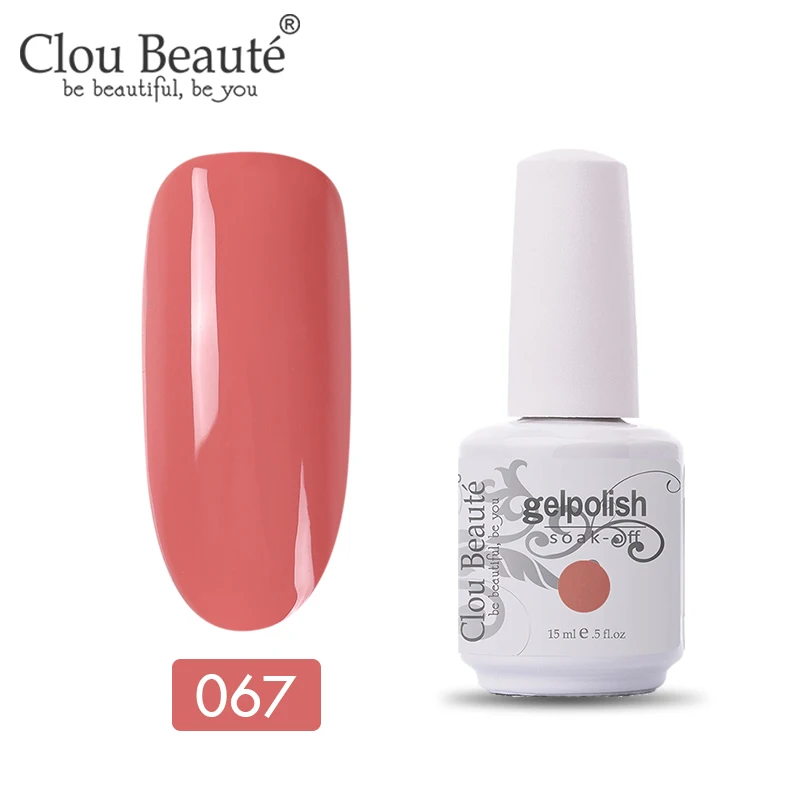 11067 Clou Beaute 47 цветов УФ-гель для ногтей Топ УФ светодиодный гель лак для ногтей Гибридный Полупостоянный Гель-лак для ногтей - Цвет: 11067