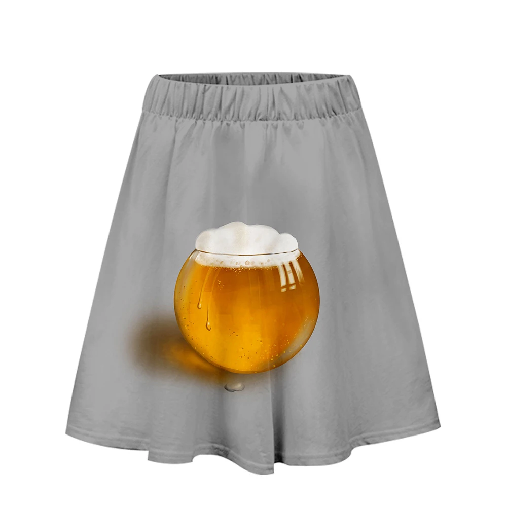 Женская юбка в стиле Харадзюку Beer повседневная хит продаж 2019|Женские юбки| |