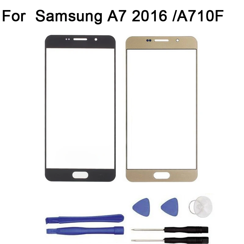 Переднее стекло для Samsung Galaxy A3/A5/A7 2016 A310F A510F A710F сенсорный экран переднее сенсорная