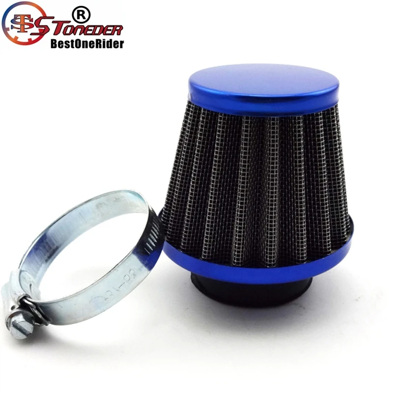 Stoneder 38 мм Синий воздушный фильтр для 50cc 70cc 90cc 110cc 125cc Dirt Pit Bike ATV Quad GY6 50cc QMB139 моторный мопед скутер