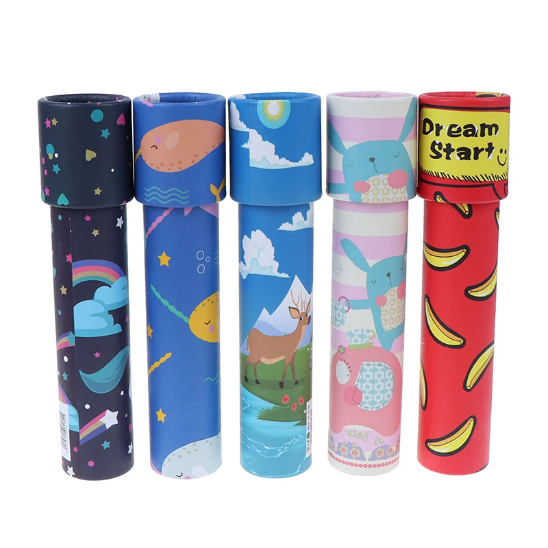 1Pc 19cm Rotating Kaleidoscope Imaginative Cartoon Prince Children Interactive Logical Magic Classic Educational Toys for Kids | Игрушки и