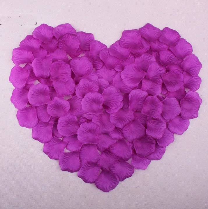 200 шт./лот искусственные шелковые лепестки роз из шелка с лепестками на день