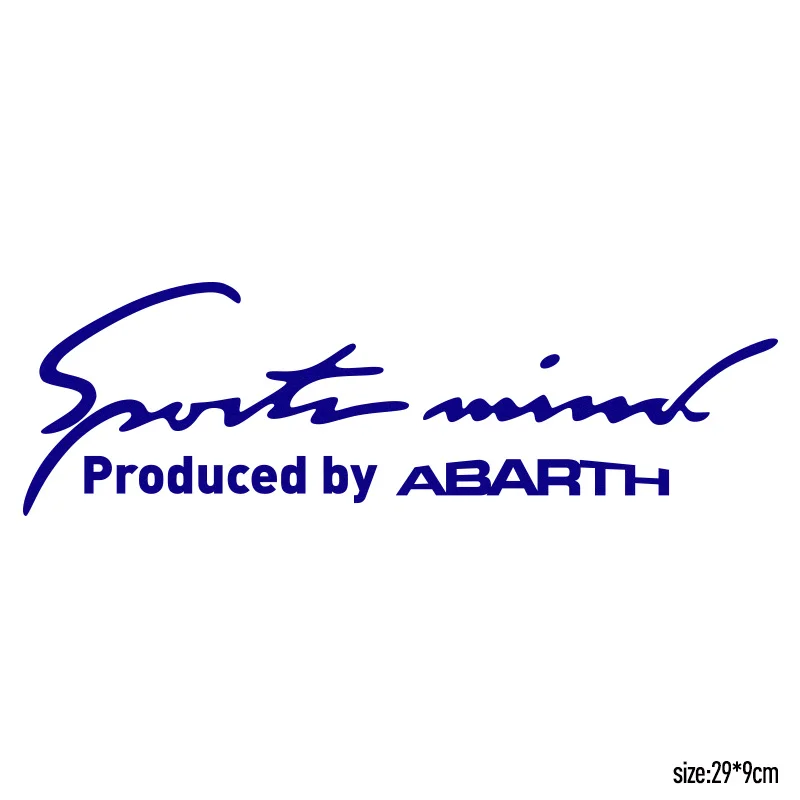 Наклейки на автомобиль ABARTH Sports Mind заказ наклейки Стайлинг автомобиля для fiat 500 punto