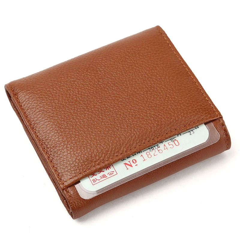 Кошелек из натуральной кожи для женщин женский маленький Бумажник Сумочка