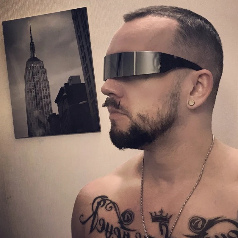 Забавная футуристическая маска Vvsoo для костюма монуба солнцезащитные очки