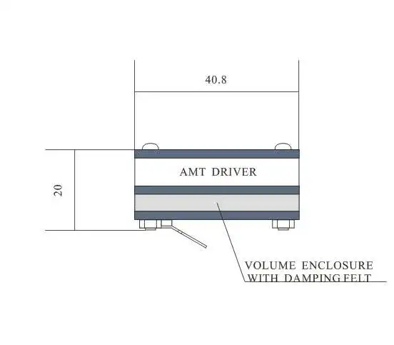 Sounderlink 2 шт./лот превосходный AMT алюминиевый динамик Воздушный Трансформатор