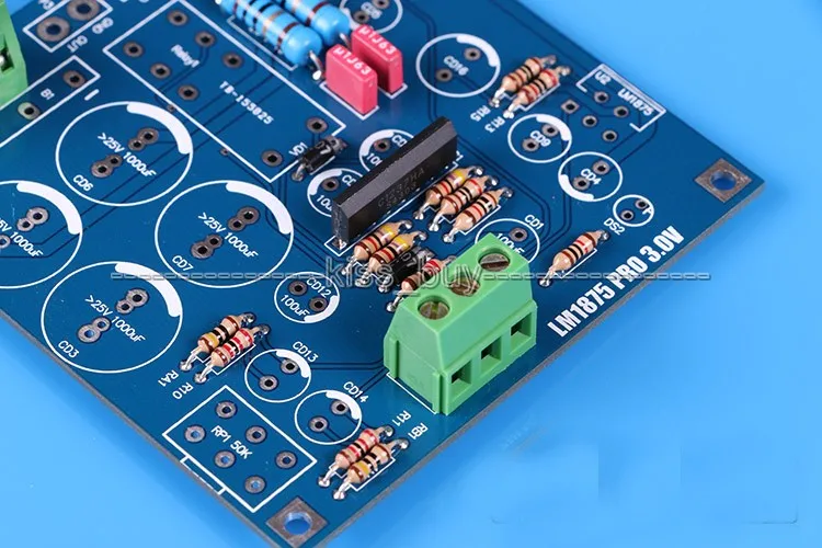 Двухканальный усилитель мощности HIFI LM1875T с защитой динамика UPC1237 комплект сделай