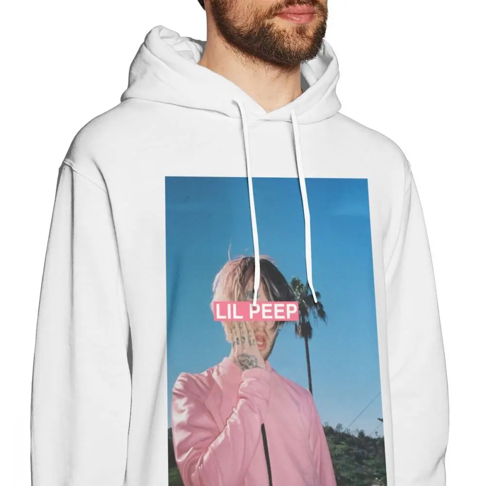 Толстовка Lil Peep мужская с длинным рукавом мультяшное худи Свитшот из чистого