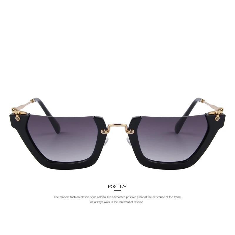 Модные женские солнцезащитные очки кошачий глаз классические дизайнерские