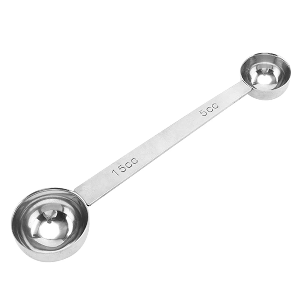 Двухсторонняя мерная ложка из нержавеющей стали для кофе столовая инструмент