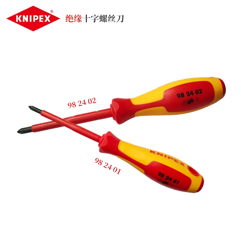 KNIPEX изолированный поперечный винт нож для инструментов Kenneparker, Германия 982401