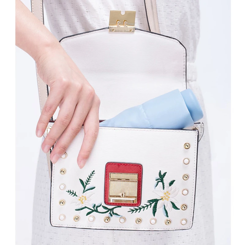 Новый Зонт youpin 50% складывающийся супер короткие защита от солнца зонты