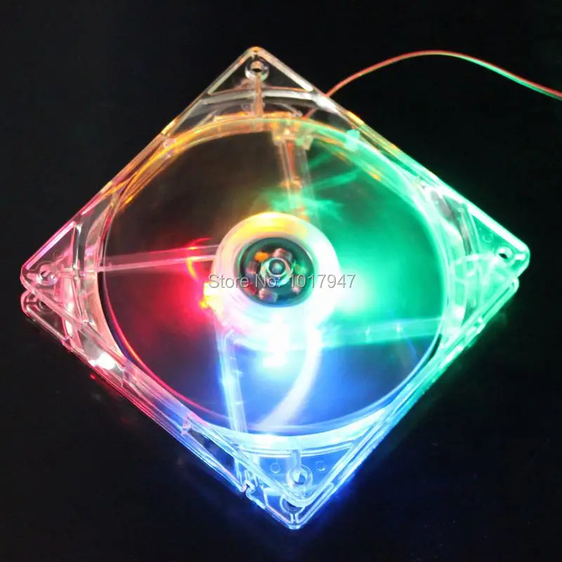 Цветной СВЕТОДИОДНЫЙ бесщеточный вентилятор для охлаждения 2 шт. в партии 12 пост.