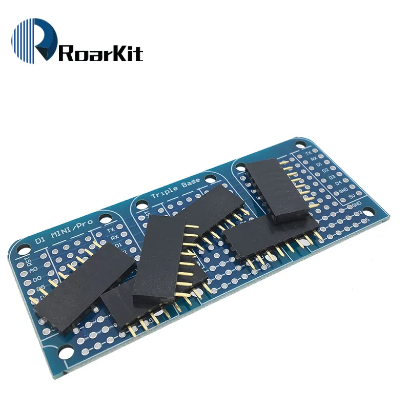 ESP8266 D1 Mini Pro WiFi NodeMcu щит регистратора данных DS1307 батарея 0,66 OLED DC мощность зуммер V1.0.0 двойная база для WeMos DIY Kit