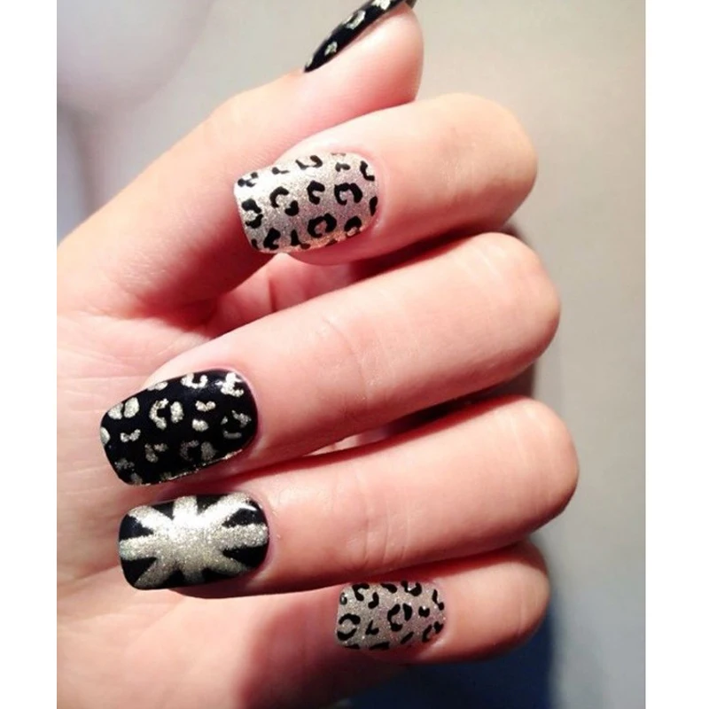 10 шт./лот дизайн полый ногтей виниловые наклейки гид изображения лак маникюрные