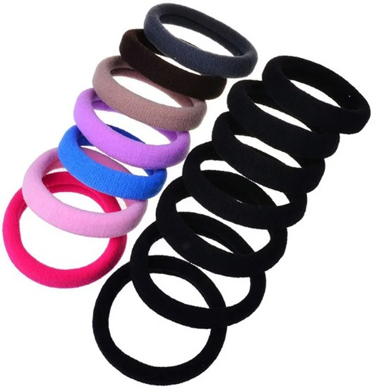 

10pcs Elastic Rope Ring Hairband High Quality seamless Elastic Hair Ties Ponytail Holder Hair Accessories For Women hair rope