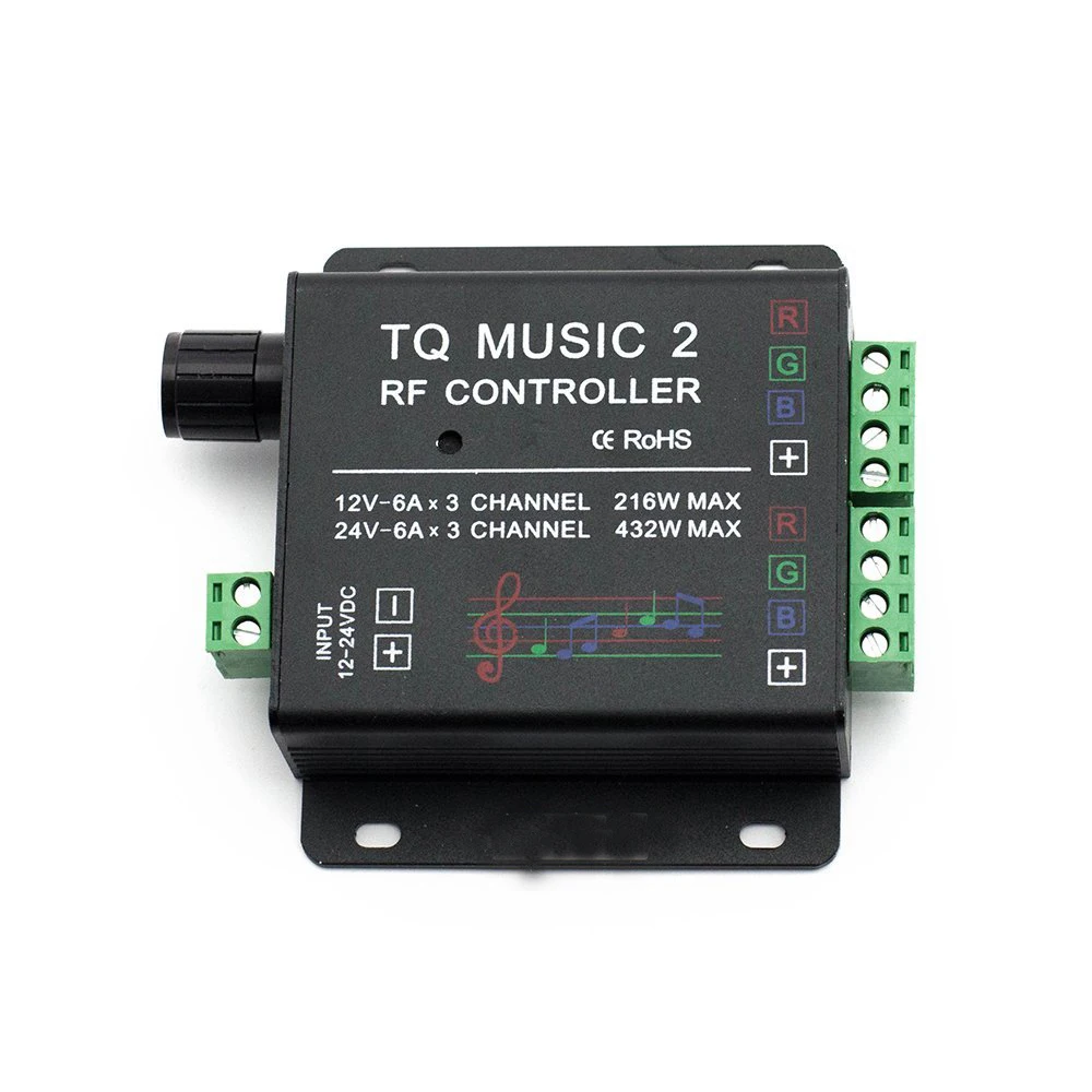Светодиодный RGB музыкальный контроллер RF сенсорный пульт дистанционного