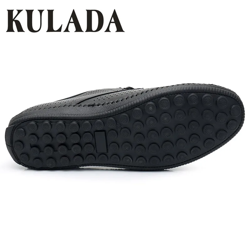 Мужские сандалии KULADA натуральная кожа летняя повседневная удобная обувь с