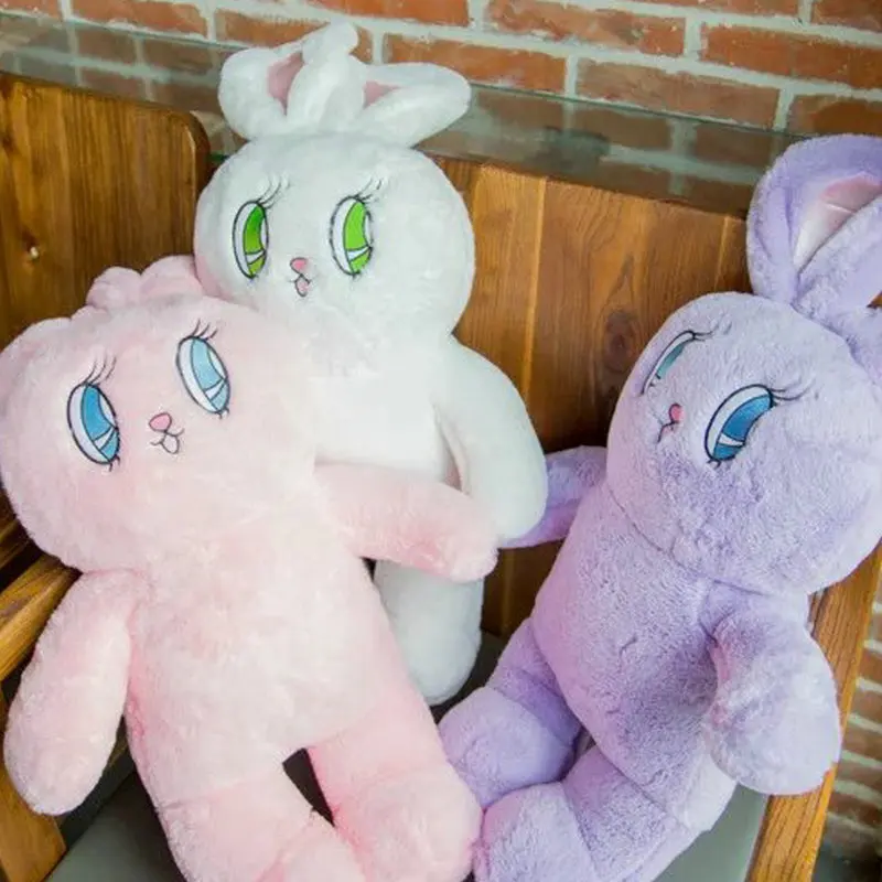 2" Плюшевый Рюкзак Wego Rabbit фиолетовый японский большой уши Кролик для женщин милый мультяшный кролик Плечи сумка для девочек школьные детские игрушки
