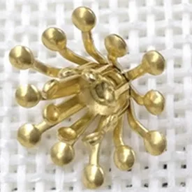 Raw Brass BoYuTe 100 шт 13 мм филигранные латунные подвески в форме цветов европейские материалы для самостоятельного изготовления украшений Цветок Stamen - Окраска металла: Raw Brass