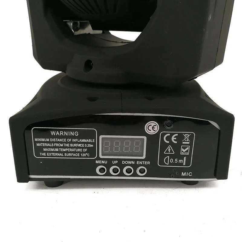 2 шт./лот, 30 Вт Светодиодный светильник Gobo Spot moving head DMX512 Disco вечерние DJ Club effect светильник ing