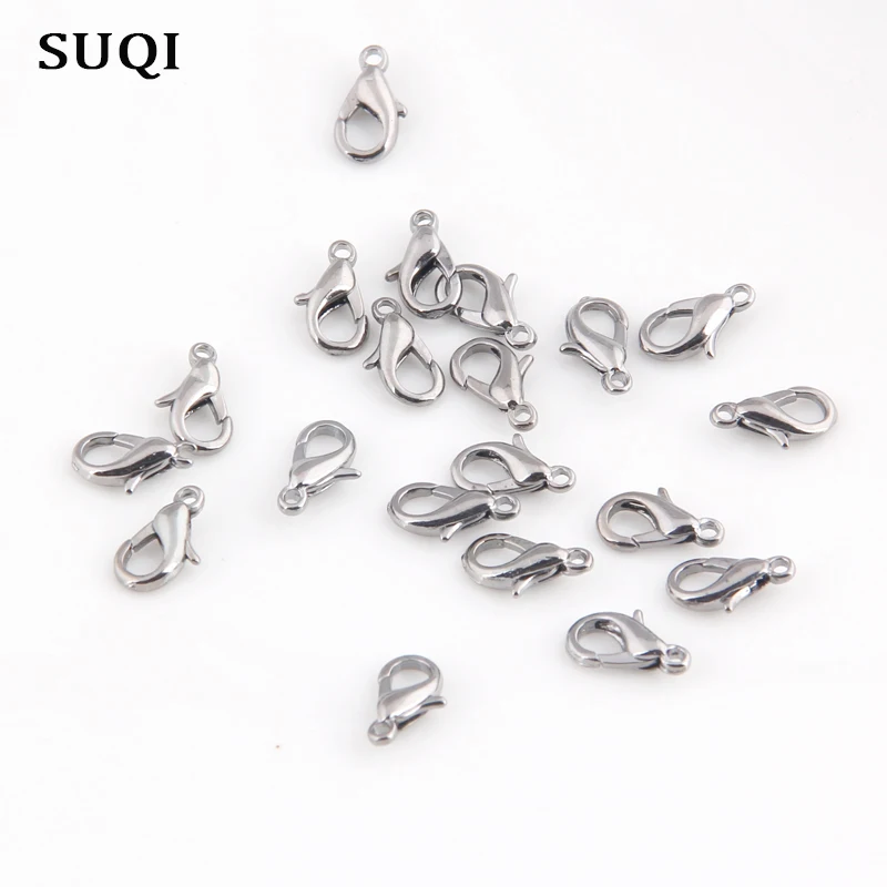10 PCS/Lot Diy Hand Made Jewelry Accessories Wholesale Metal Vintage Key Lobster Clasp hook lobster clasps hooks jewelry finding | Украшения