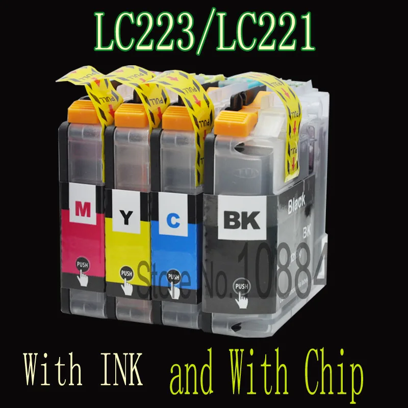 Чернильный картридж для принтера Brother J480DW J680DW J880DW J480 J680 J880 480 880 DWPrinter LC223 Europe E208|ink